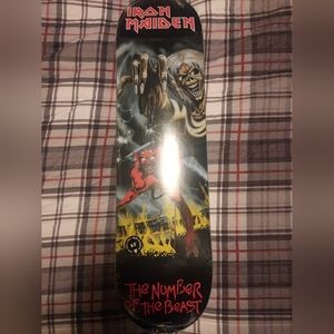 zero skateboards iron maiden NUMBER OF THE BEAST deck